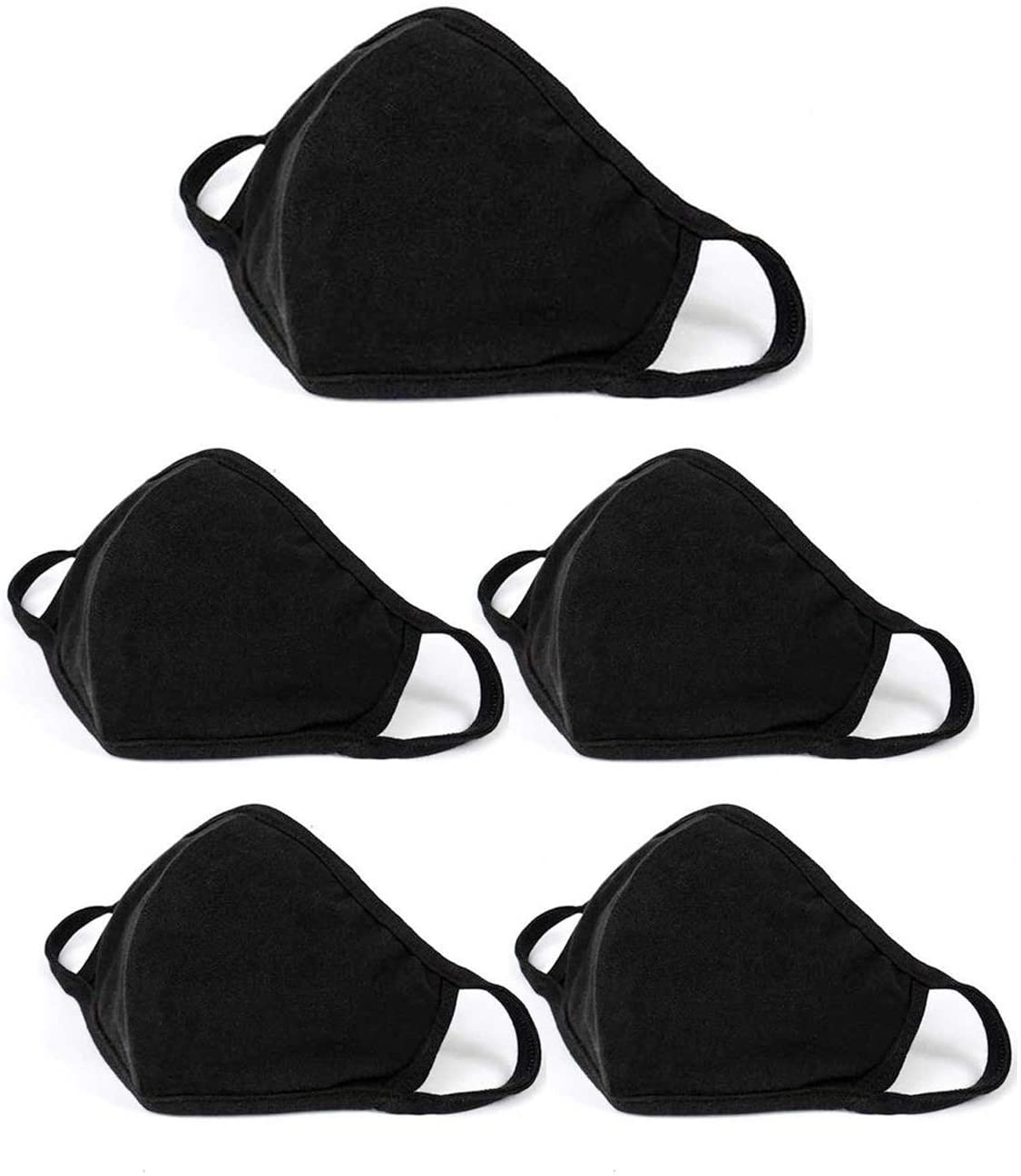 Black Cloth Face Masks Washable Mask Plus Wholesale